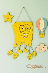 Baby dekoracija sundjer Bob